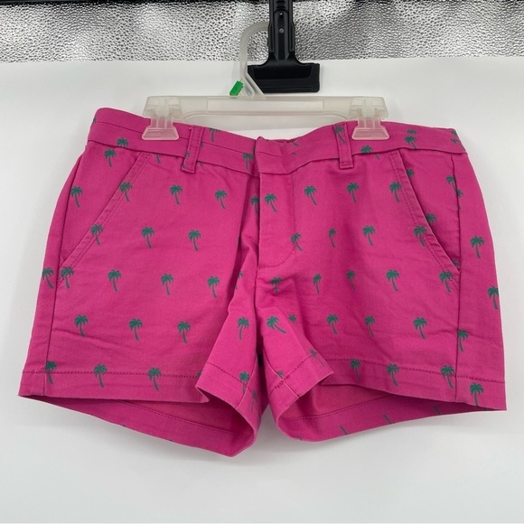 Harper Palm Tree Print Shorts – Pink & Green, Size Small - Picture 1 of 7